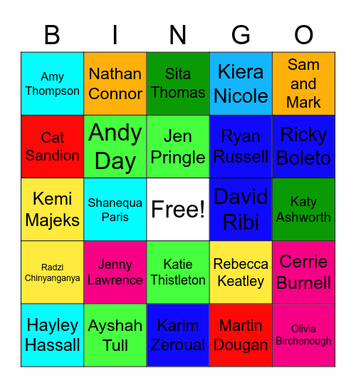 Brown - 3rd September Bingo Card