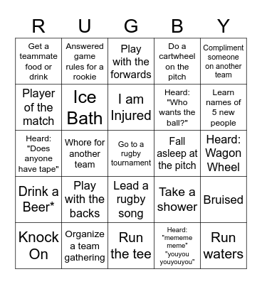 WWRFC 2023 NashBash Bingo Card