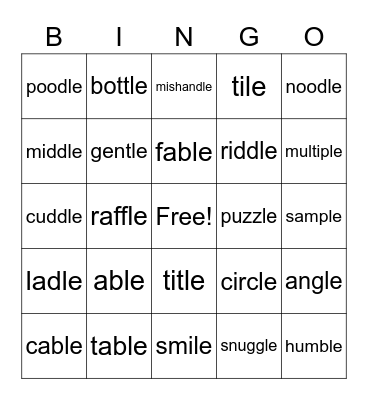 Unit 4 Week 2 Bingo Card
