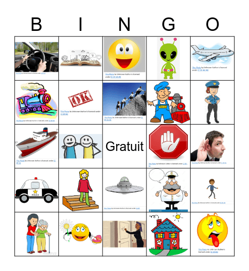 Comment Y Aller Bingo Card