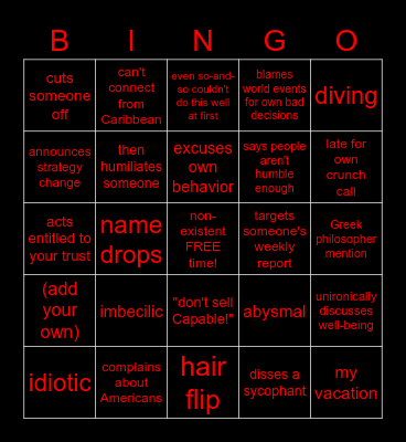 CRRRRUNCH Call Bingo! Bingo Card