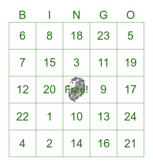 Find some one who'' Bingo Card