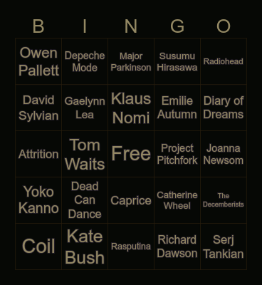 Yaaay Bingo Card