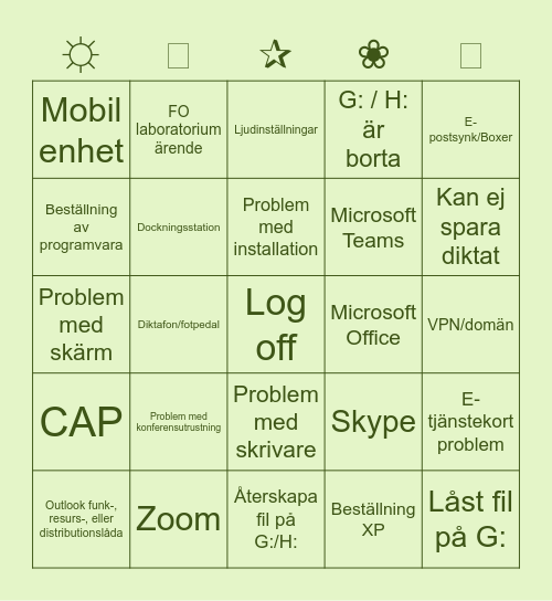 °• oɓuıqsɓɐpǝɹℲ •° Bingo Card