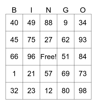 DA Bangkok Bingo Card