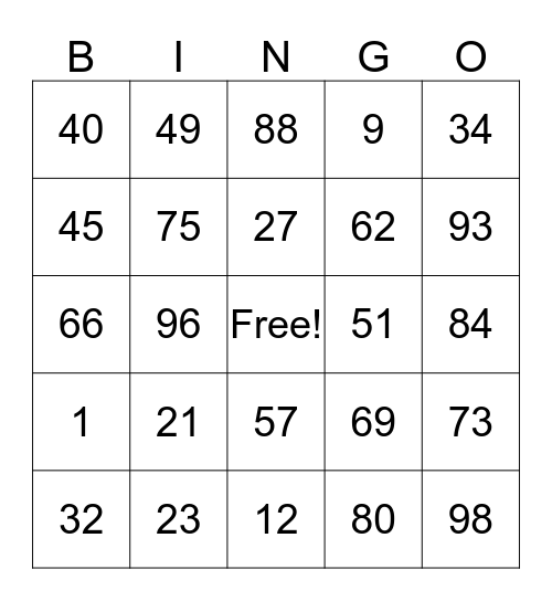 DA Bangkok Bingo Card