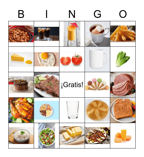 Capítulo 4 Vocabulario 1 Bingo Card