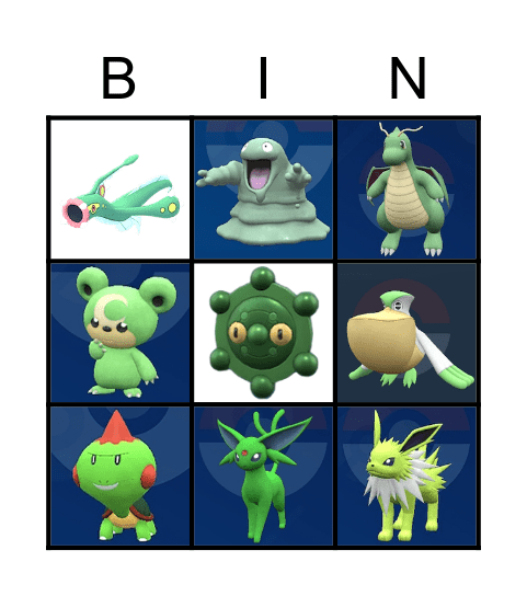 St Patrick's shiny bingo Card