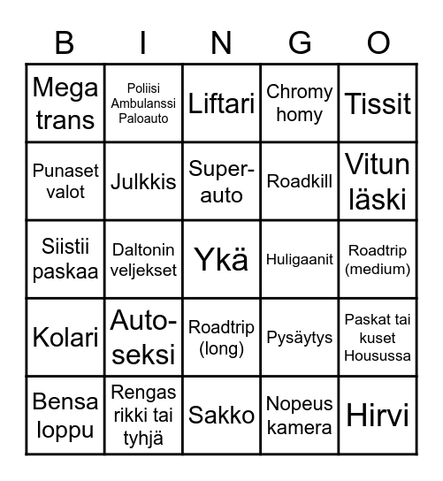 Broidi Bingo Card