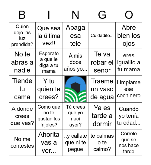 DIA DEL PADRE FINCA Bingo Card