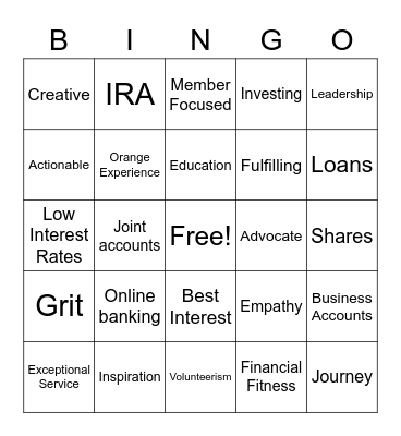 Cal Coast Bingo Card