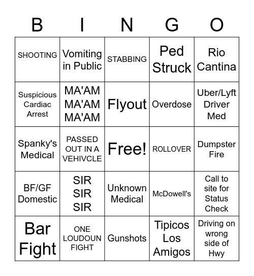 St. Patricks Day Bingo Card