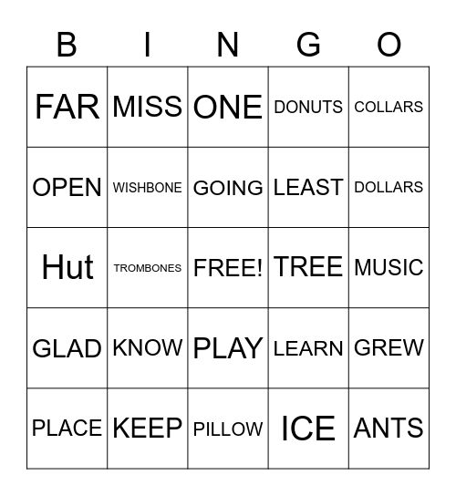 Dr. Seuss-I Can Read with My Eyes Shut Bingo Card