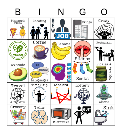 NOTHINGFOREVER Bingo Card