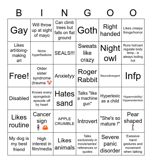 Flatd0gg Bingo Card
