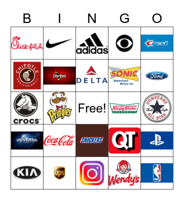 LOGO BINGO! Bingo Card