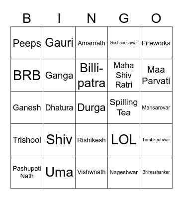 Hearth 2023 Bingo Card