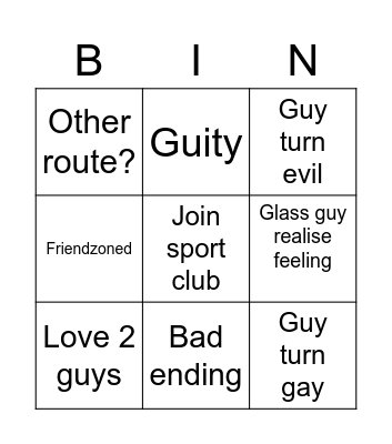 Tetsu route prediction Bingo Card