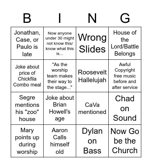 Coastal Chesapeake Bingo Card