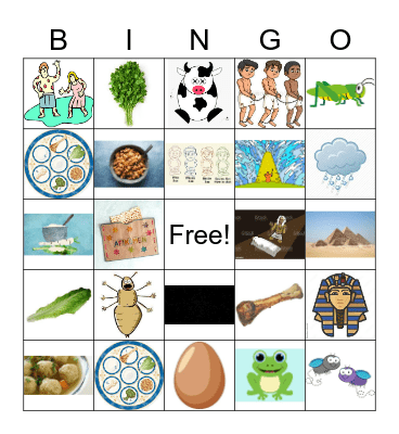 Passover Bingo Card