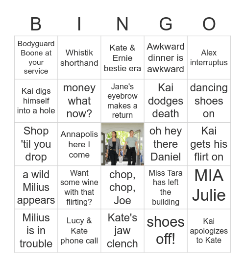 NCIS Hawai'i | 2x17 Money Honey Bingo Card