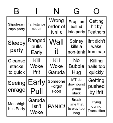 UwU Bingo Card