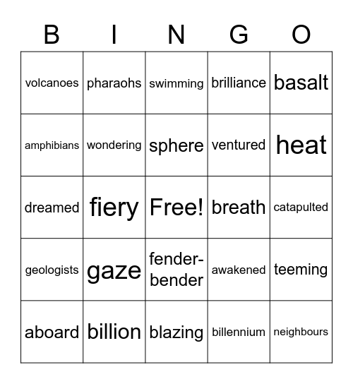 World storytelling day - The book of Bok Bingo Card