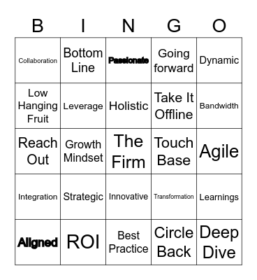 HK BDMC Bingo Card