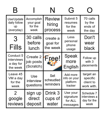 LG Resources Bingo Card
