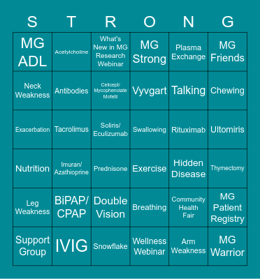 MG BINGO Card