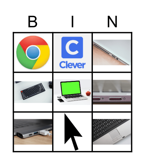 Hardware & Software Bingo Card
