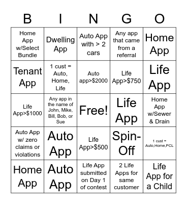 ABM Bingo Card 1 Bingo Card