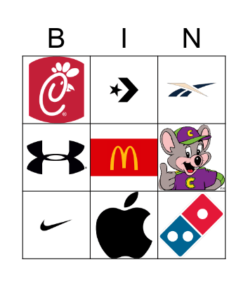 LOGO Bingo Card