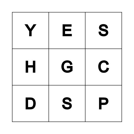 Clifford’s Happy Easter Bingo Card