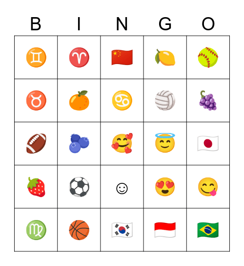 Rhaely Bingo Card