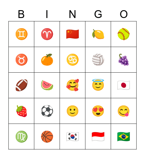 Rhaely Bingo Card