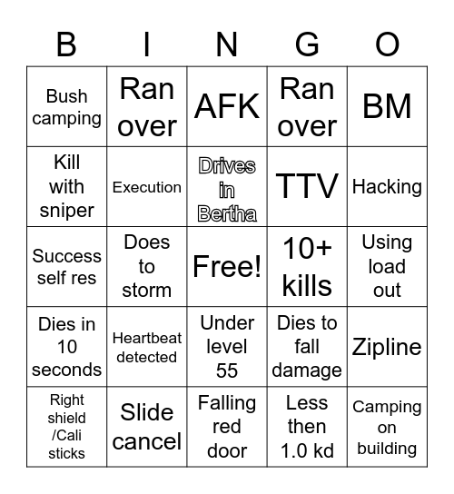 Untitled Bingoleke Bingo Card