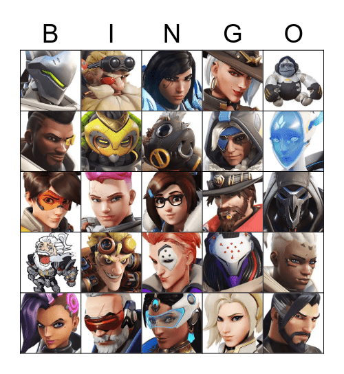 Overwatch 2 Ultimate Bingo Card