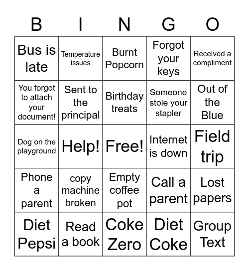 AES Bingo Card