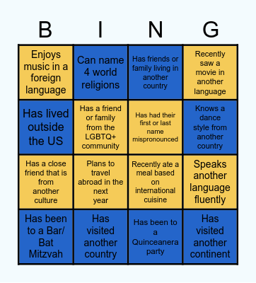 Microsoft Teams Meeting BINGO Card