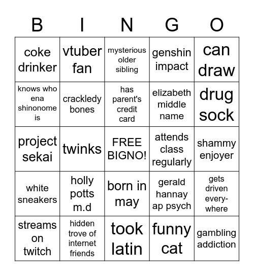 vienna bingo Card