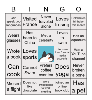 Bingo Ops Bingo Card