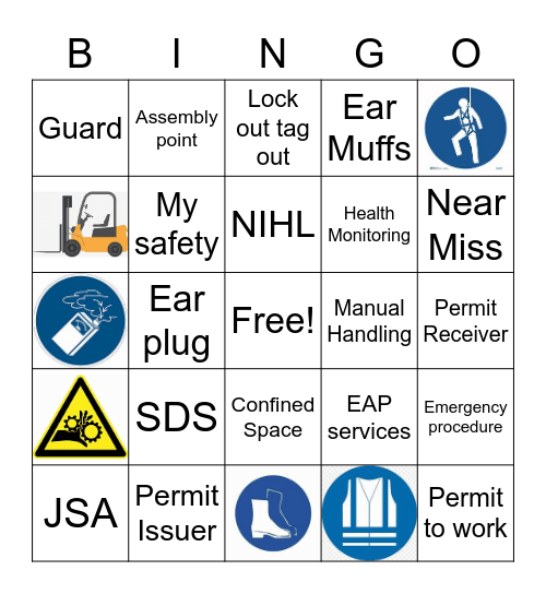 April Interactive - Safety Bingo Card