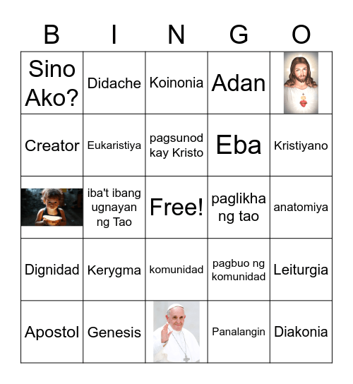 Amazone BOC Bingo Card