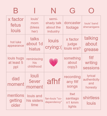 AOTV BINGO 🎬🍿 Bingo Card