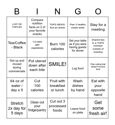 BINGO NS5273 Bingo Card