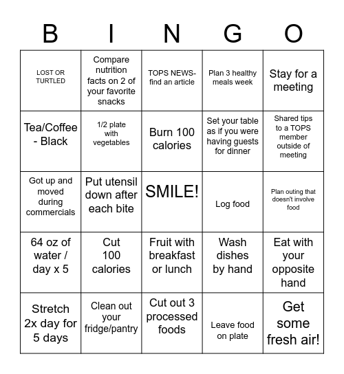 BINGO NS5273 Bingo Card