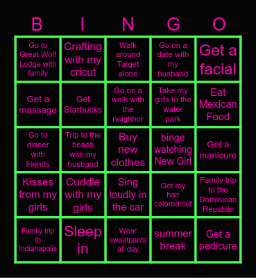 JOY BINGO! Bingo Card