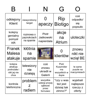 Pm Dominikańska Bingo Card