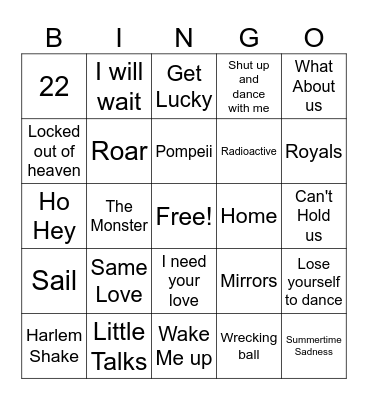 Game 2-4/23/25 Bingo Card